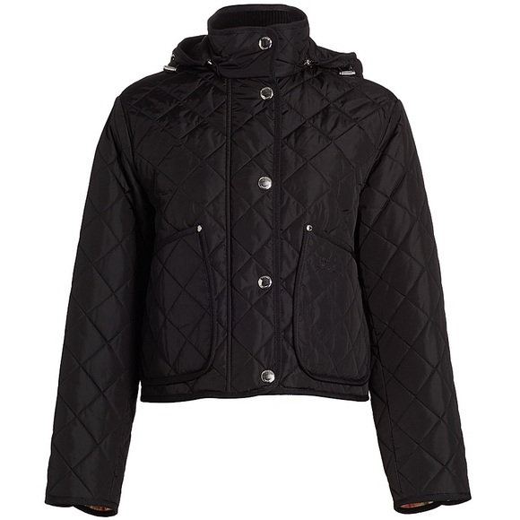 Burberry Black Quilted Nylon Puffer - Womens - Small - Picture 6 of 12